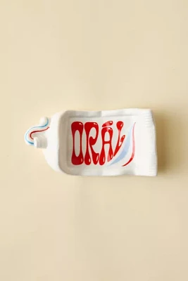 Toothpaste Tube Ceramic Soap Dish