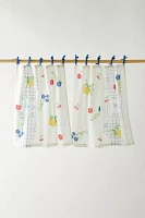 Fruit Lattice Patterned Café Curtain Set