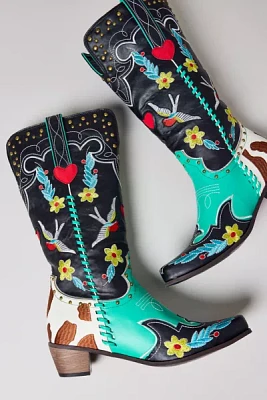 Azalea Wang Bowen Embroidered Cowboy Boot