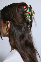 Metal Strawberry Claw Clip