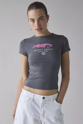 Sports Car Vintage Graphic Baby Tee