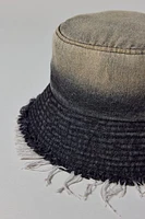 Ombre Denim Bucket Hat