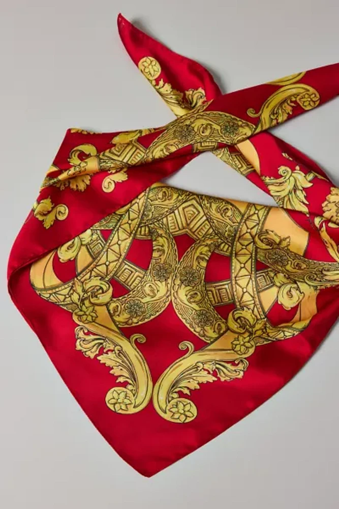 Gate Printed Silky Scarf