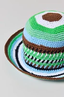 Wyeth Stripe Pattern Knit Bucket Hat
