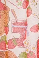 Sweet Strawberry Patterned Shower Curtain