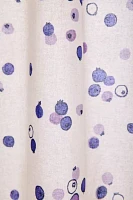 Blueberry Patch Patterned Shower Curtain