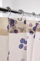 Blueberry Patch Patterned Shower Curtain