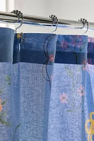 Irene Hanky Patterned Shower Curtain