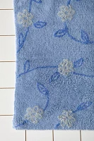 Falling Vines Floral Tufted Bath Mat
