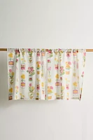 Jar-Din Floral Pattern Café Curtain Set
