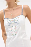 Kimchi Blue Aiko Embroidered Mini Dress