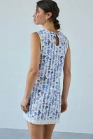 Kimchi Blue Delaney Sleeveless Lace-Trim Shift Mini Dress