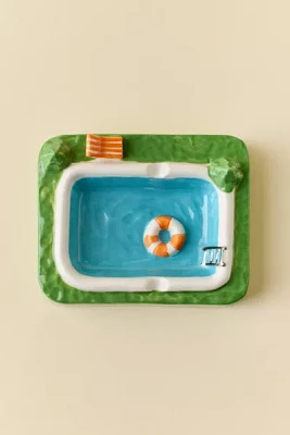 Pool Day Ceramic Ashtray