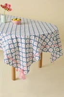 Bow Pattern Embellished Tablecloth