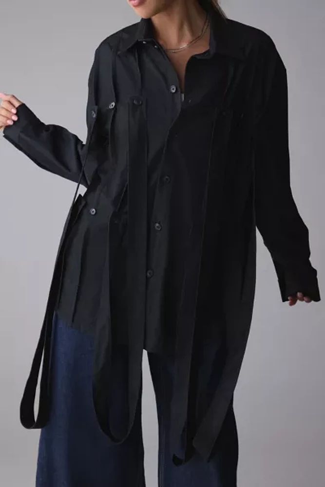 FRIED RICE Strappy Long Sleeve Shirt