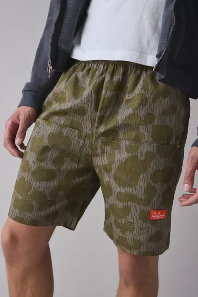 Cookman Patterned Cotton Chef Short