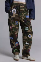 THE SERIES X ReMADE By UO Exclusive Patched Camo Pant