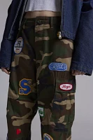 THE SERIES X ReMADE By UO Exclusive Patched Camo Pant
