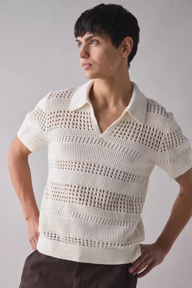 Wax London Siena Knit Polo Shirt