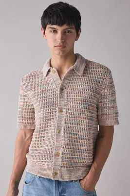 Wax London Tellaro Knit Short Sleeve Shirt