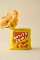 ban.do Potato Chip Bag Shape Ceramic Vase