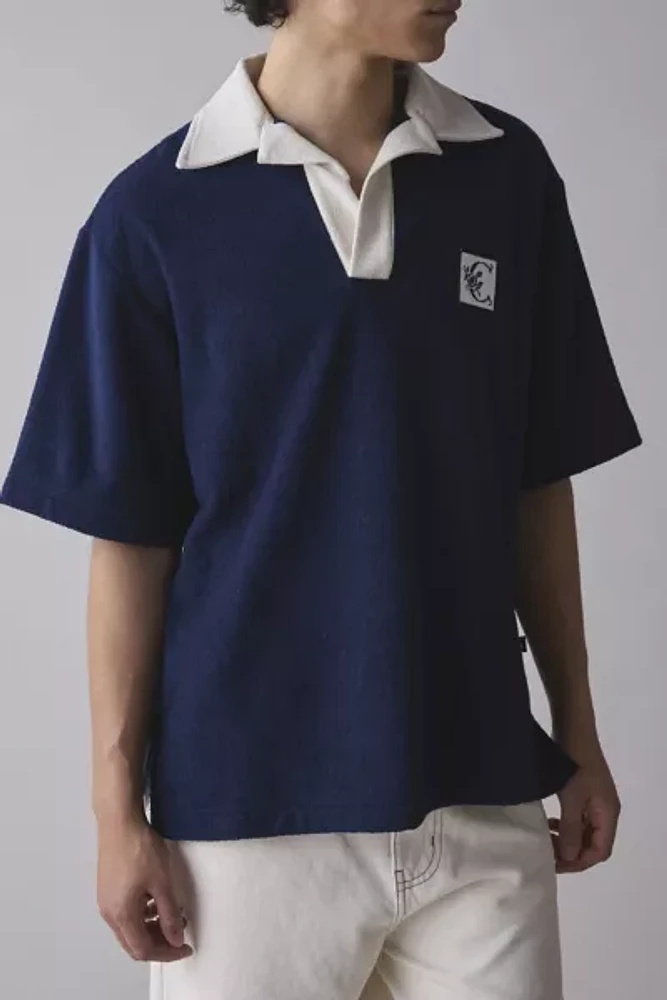 David Catalán Terry Towel Polo Shirt