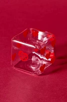 A Shop Of Things Pink Dice Glass Ashtray