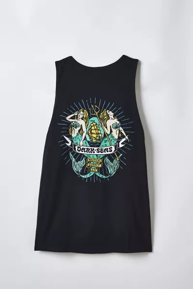 Dark Seas Song Graphic Tank Top