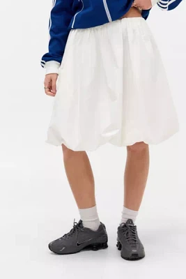 UO Lori Awkward Bubble Midi Skirt