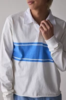UO Richmond Stripe Cropped Rugby Shirt