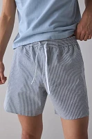 Lacoste Striped Seersucker Swim Short