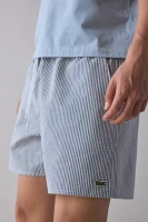 Lacoste Striped Seersucker Swim Short