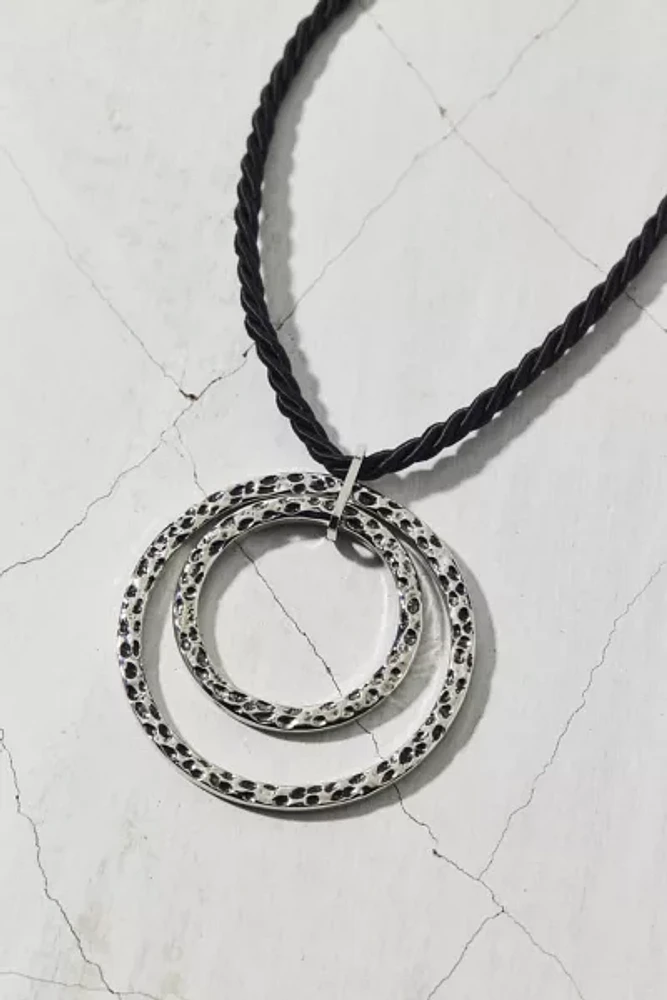 Ravello Ring Pendant Cord Necklace