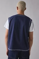 Native Youth Mayard Linen-Blend Vest