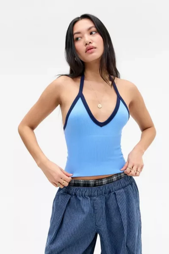 Out From Under Andi Tipped Halter Top