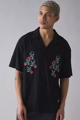 Pas de Mer Magic Embroidered Button-Down Shirt
