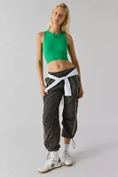 P.E Nation Kelly Green Restore Seamless Crop Tank Top
