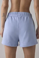 P.E Nation Dusty Blue Output Embroidered Graphic Short