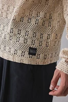 Native Youth Dennis Crochet Polo Shirt