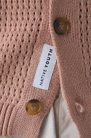 Native Youth Blakely Knit Polo Sweater