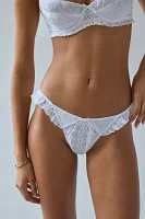 Out From Under Bloom Eyelet Lace Ruffle Thong