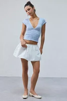 Kimchi Blue Only You Smocked Short Sleeve Top