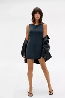 Silence + Noise Andi Cowl Back Cupro Mini Dress