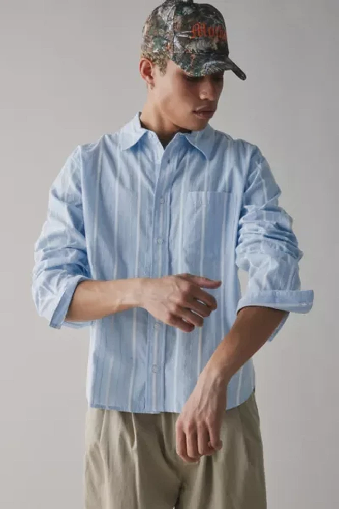 UO Boxy Long Sleeve Dress Shirt