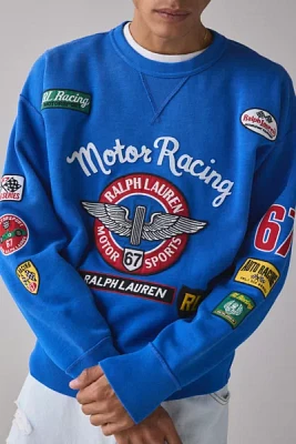 Polo Ralph Lauren Motor Racing Patch Crew Neck Sweatshirt