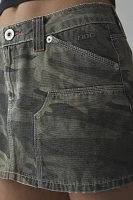 BDG Carpenter Low-Rise Camo Micro Mini Skirt