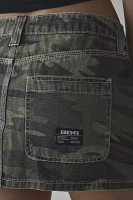 BDG Carpenter Low-Rise Camo Micro Mini Skirt
