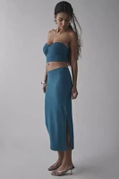 UO Oasis Knit Tube Top & Midi Skirt Set