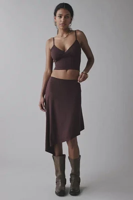 UO Sasha Open-Back Tank Top & Asymmetric Midi Skirt Knit Set