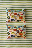 Fruit Sticker Patterned Sham Set